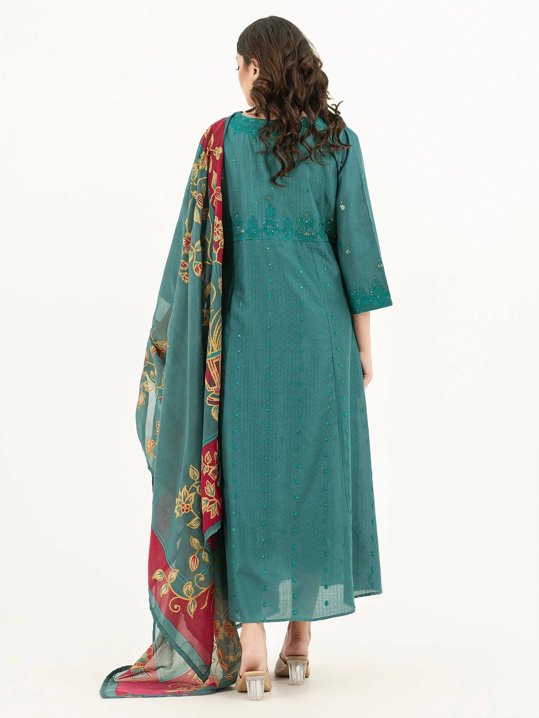 2 Piece Lawn Suit-Embroidered (Pret)
