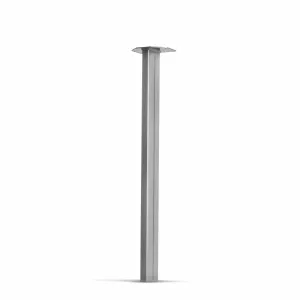 3 x 1 Tube Steel Legs: Clear Coat