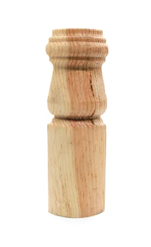 9/16x5-1/4x3/4  Raw Pine Radius Corner Block