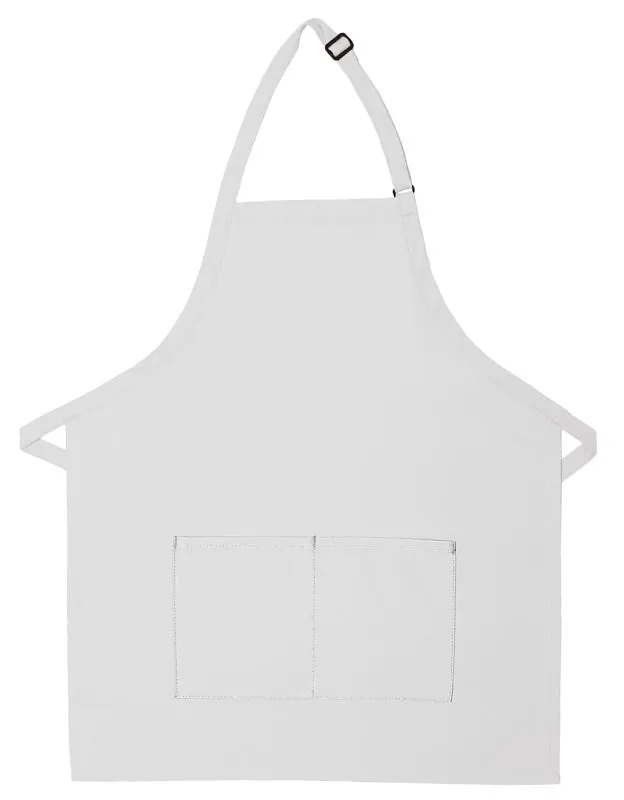 Adult 2-Pocket Bib Apron For Quote Request
