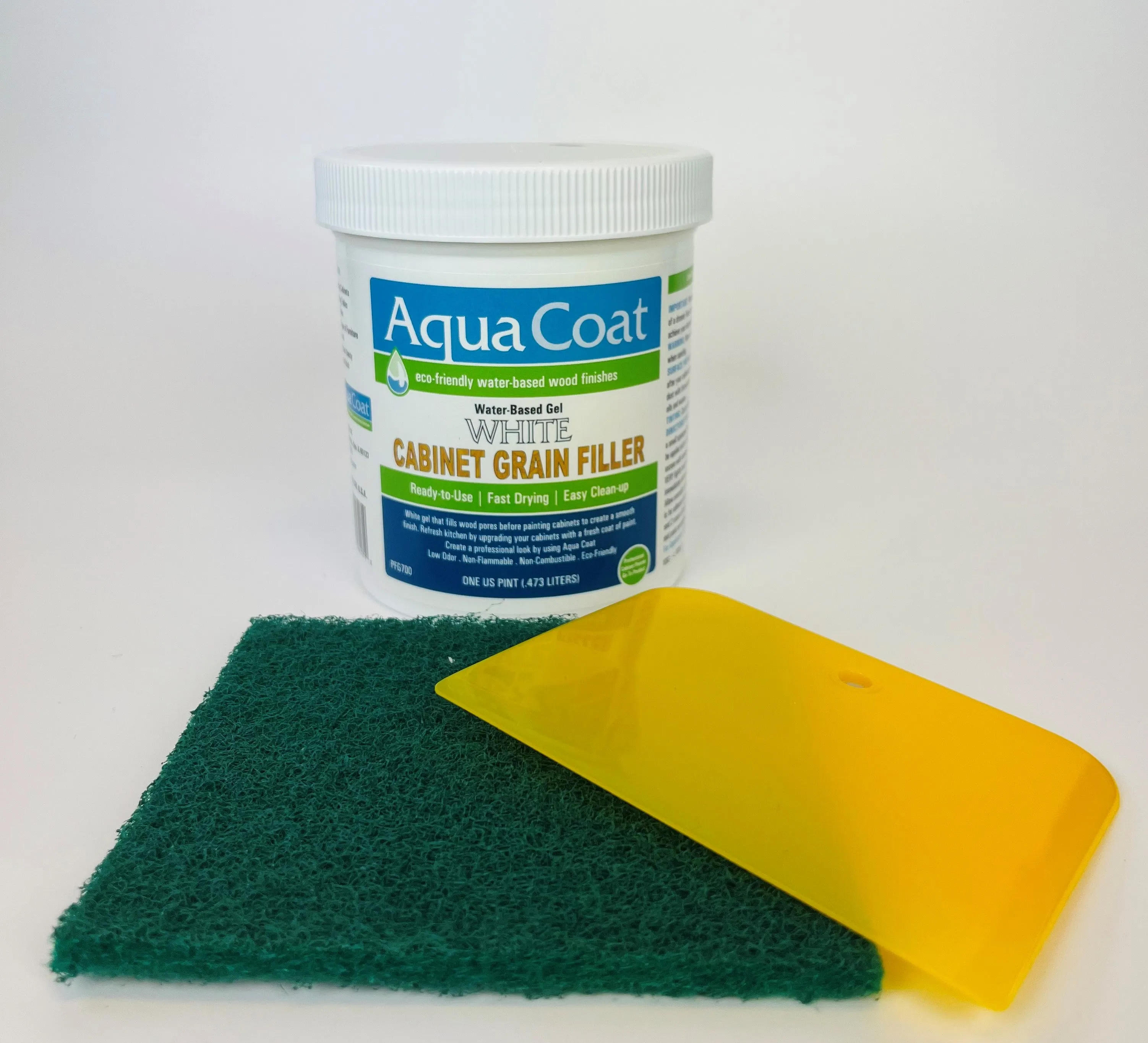 Aqua Coat WHITE Cabinet Grain Filler