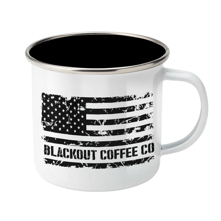 At WorkON DUTY Enamel Steel Mug 12 oz