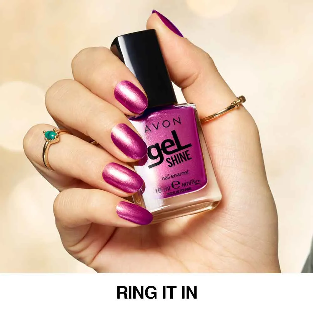 Avon Gel Shine Nail Enamel Pearl Effects - 10ml