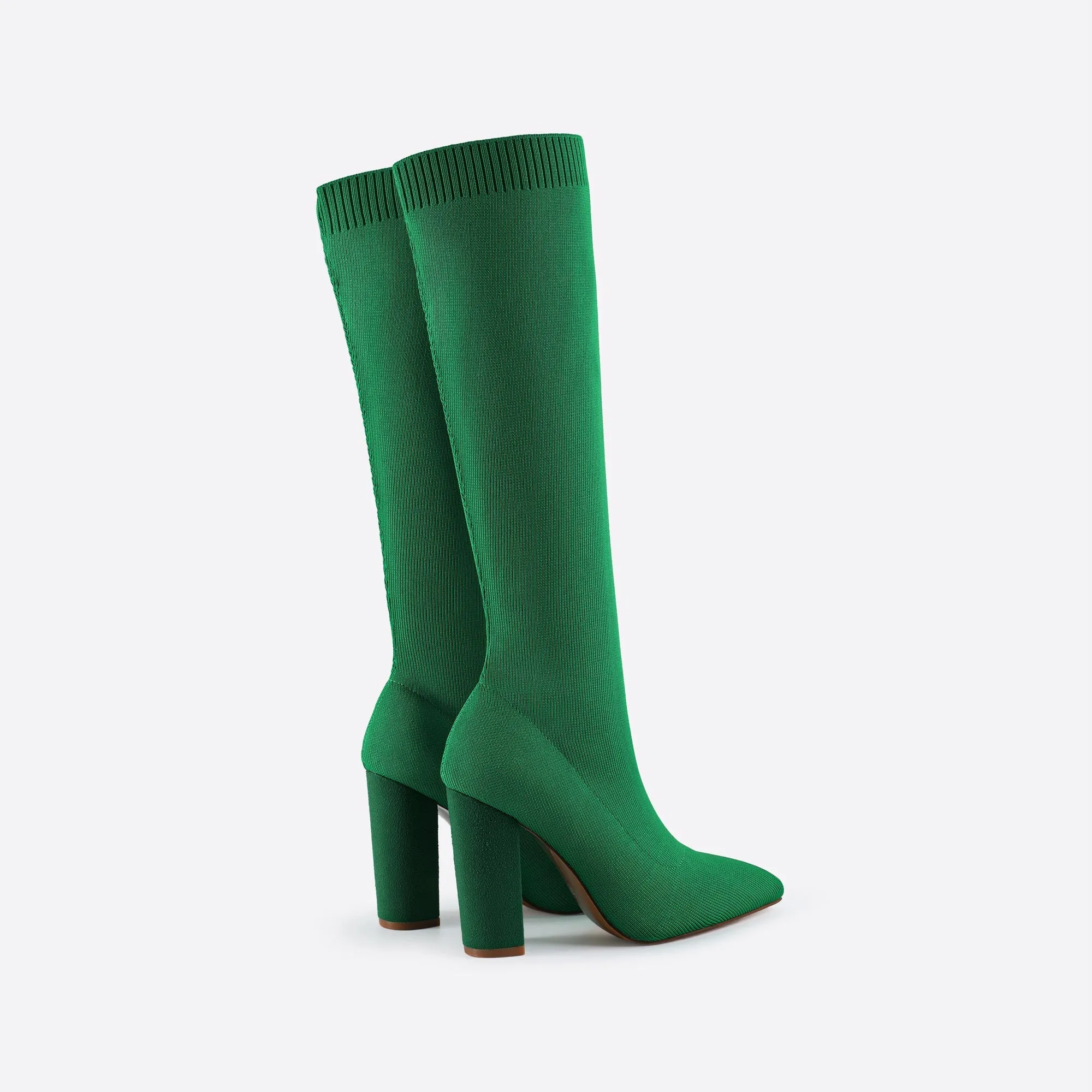 binfenxie-  Women Pointed Toe Sock Boots