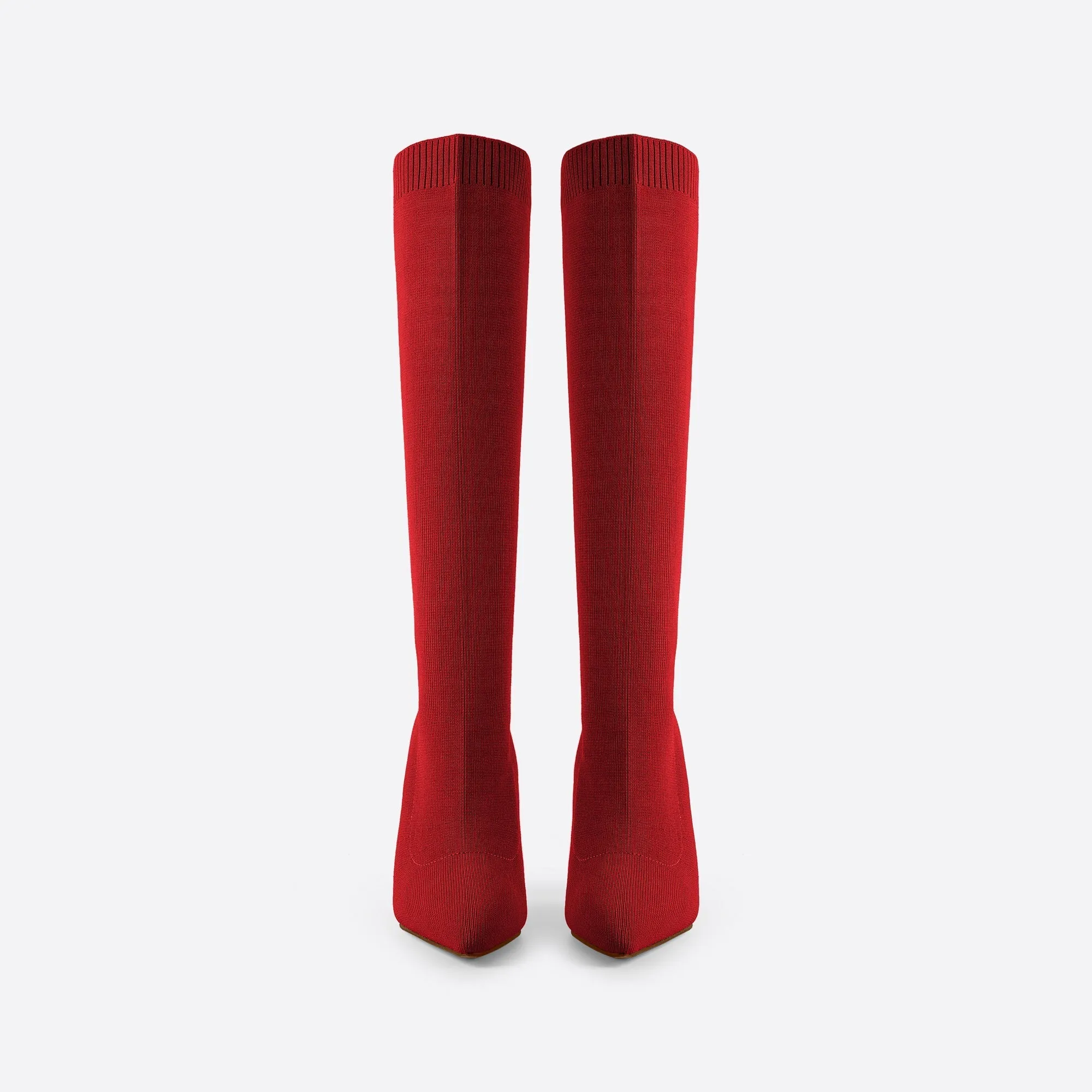 binfenxie-  Women Pointed Toe Sock Boots