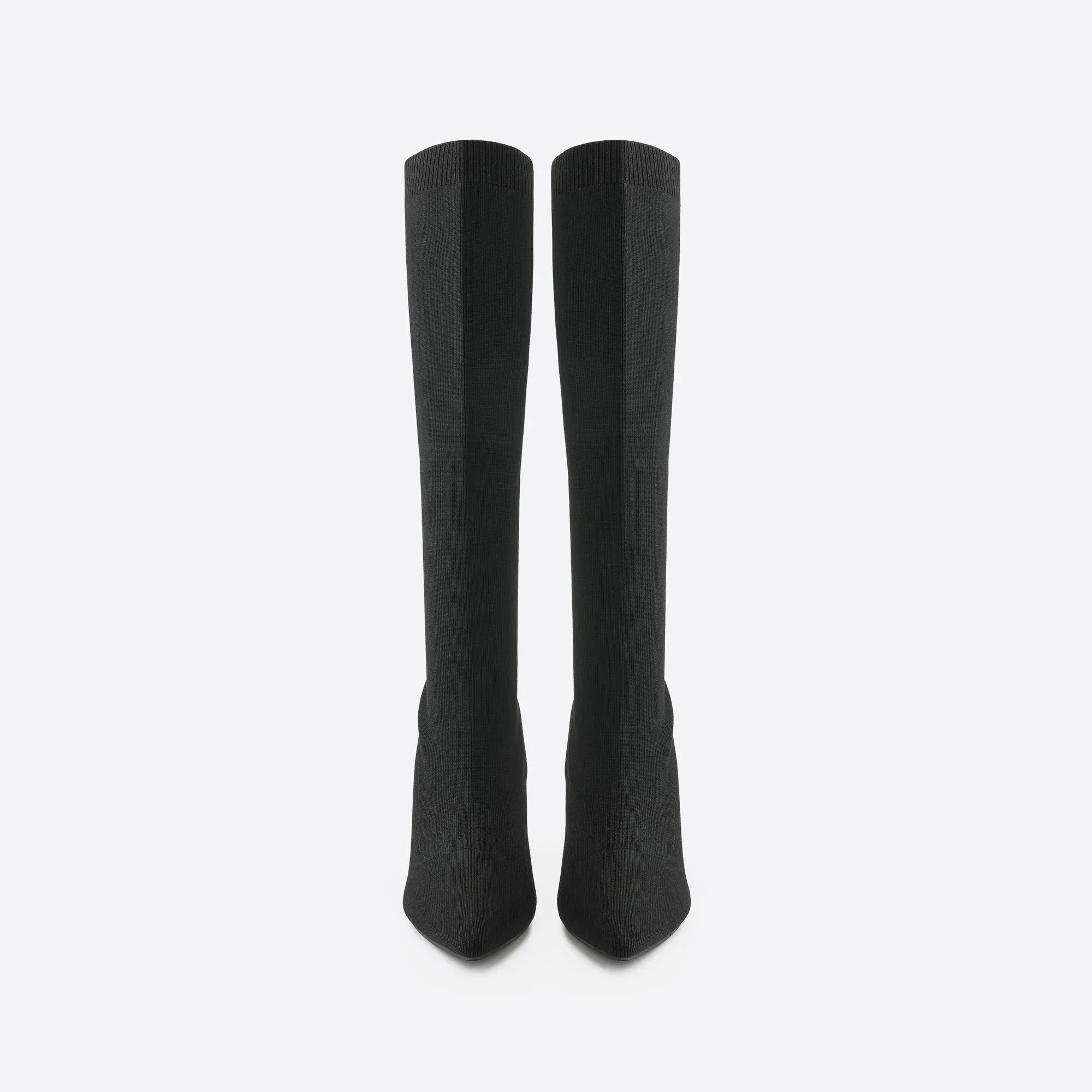 binfenxie-  Women Pointed Toe Sock Boots