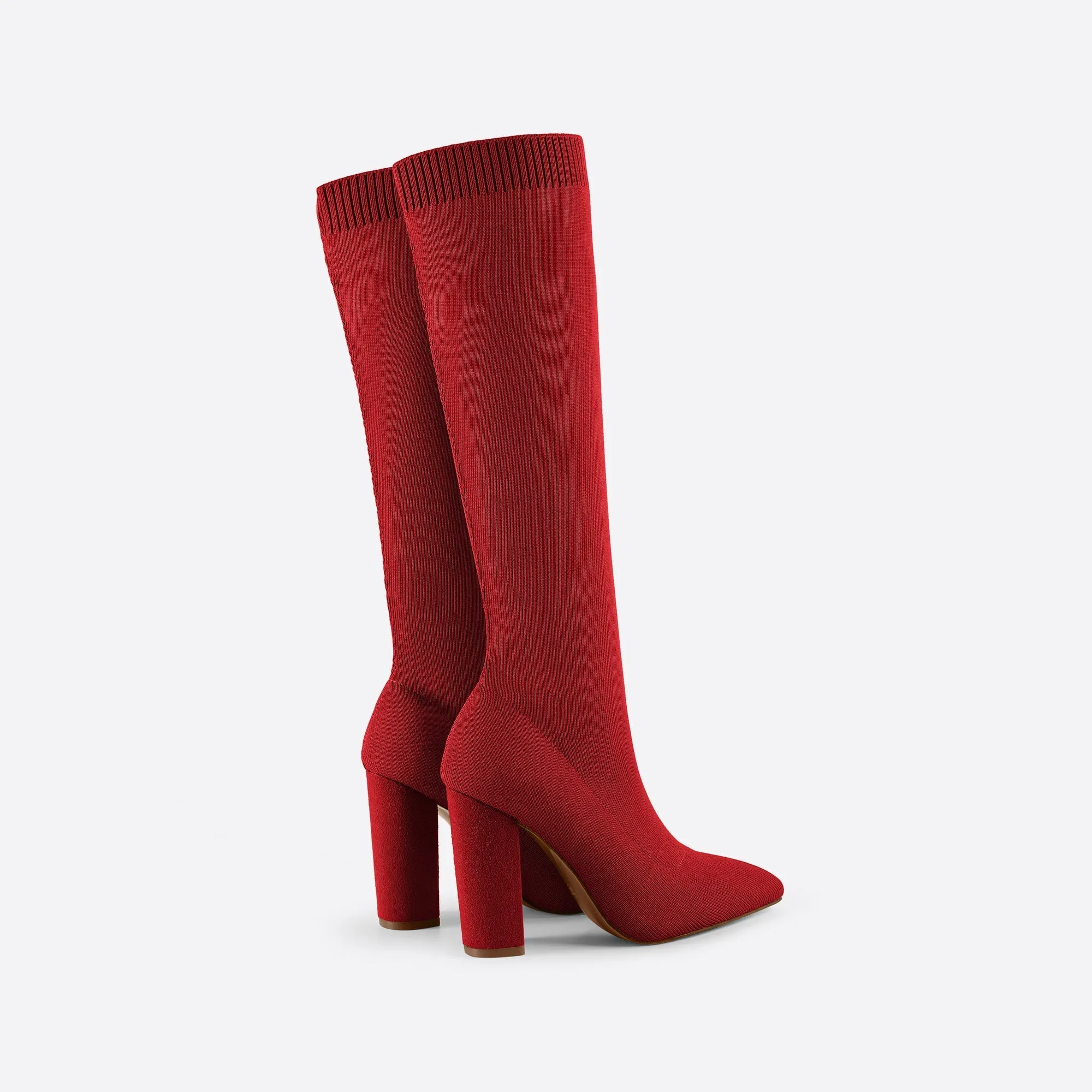 binfenxie-  Women Pointed Toe Sock Boots