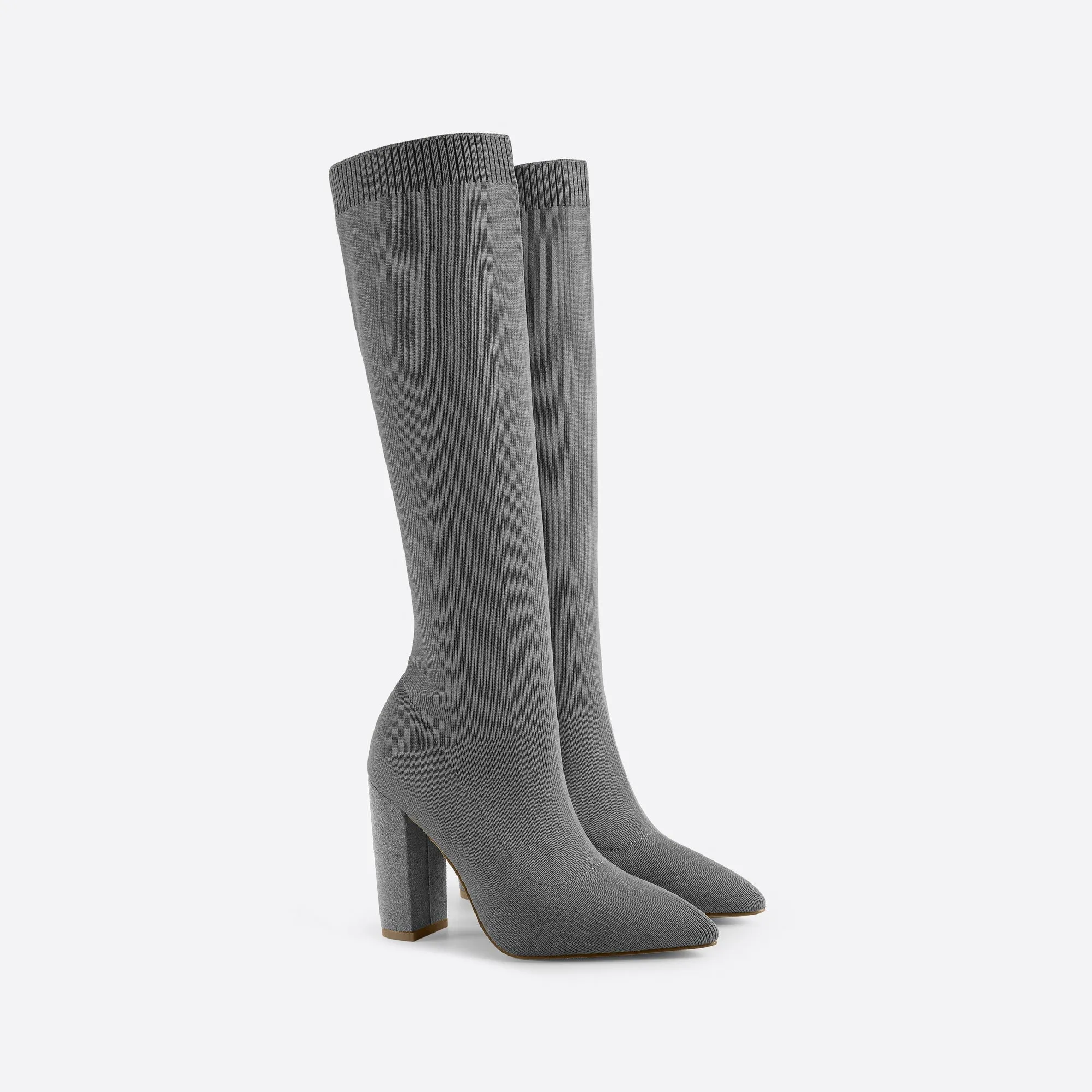 binfenxie-  Women Pointed Toe Sock Boots