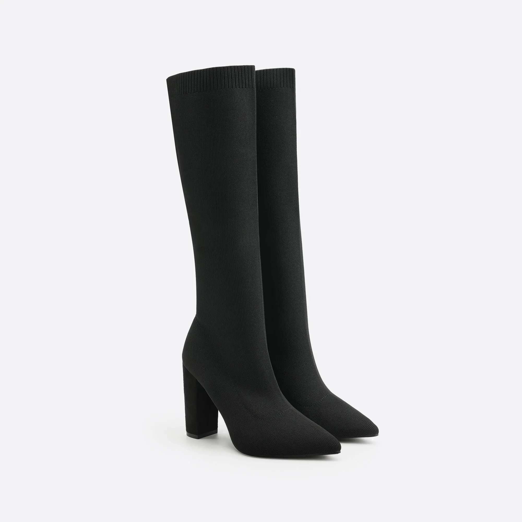 binfenxie-  Women Pointed Toe Sock Boots