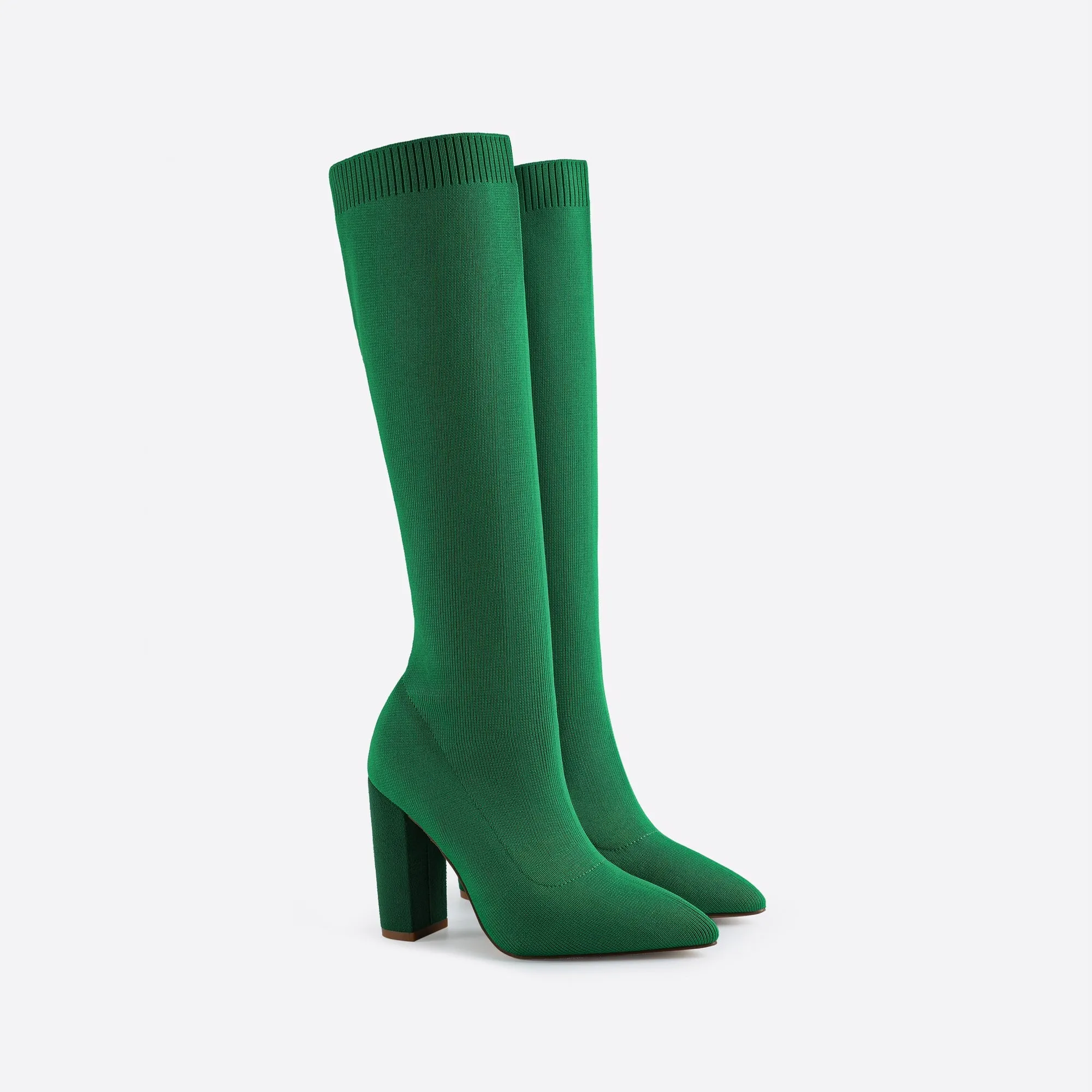 binfenxie-  Women Pointed Toe Sock Boots