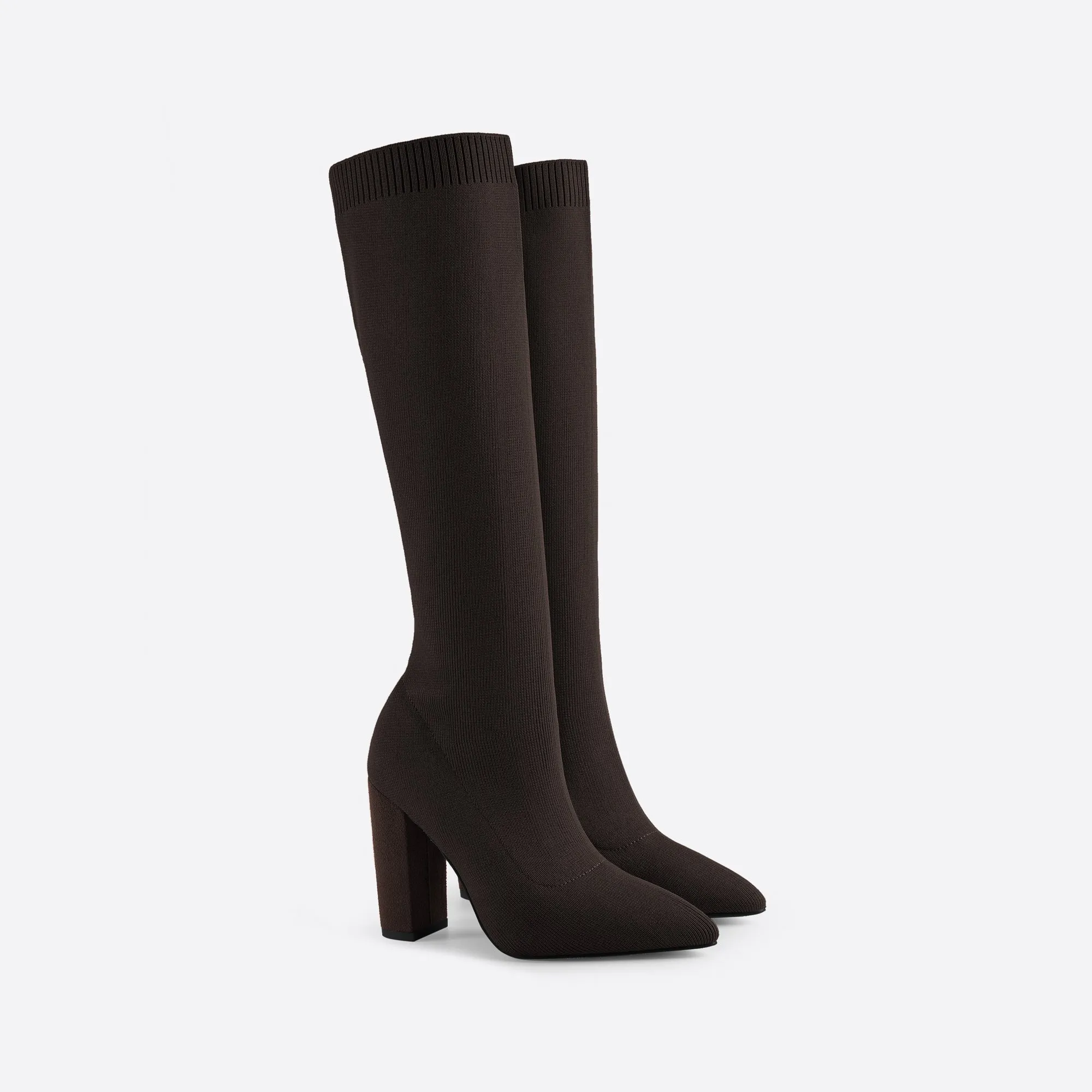 binfenxie-  Women Pointed Toe Sock Boots