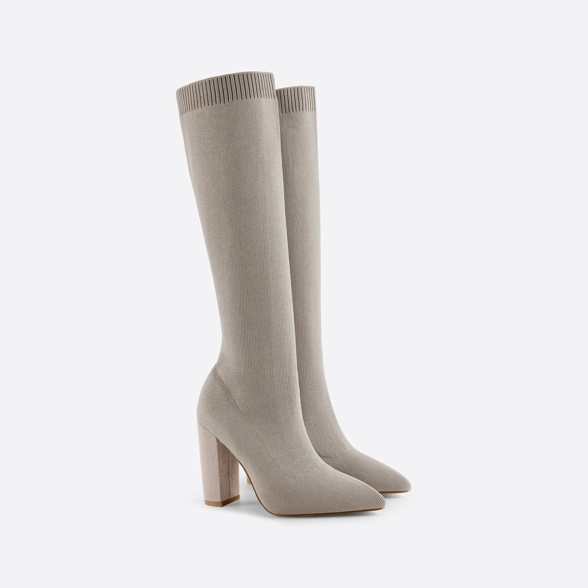 binfenxie-  Women Pointed Toe Sock Boots