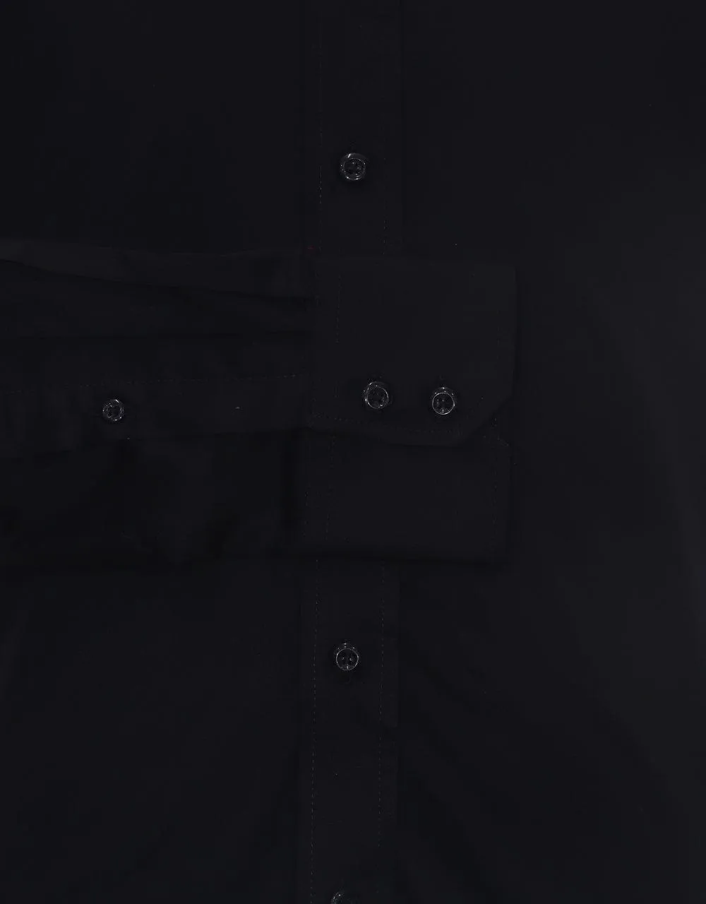 Black Button Down Collar Shirt