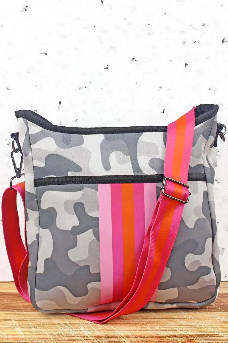 BRYNN CAMO NEOPRENE CROSSBODY