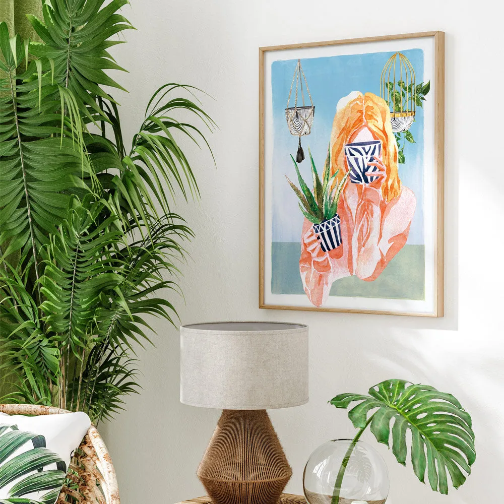 Cerulean Delight Boho Artwork