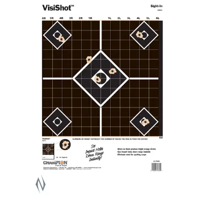 Champion Sight In Target Visishot 10 Pacl 13 Inch X18 Inch