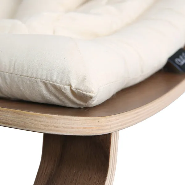 Charlie Crane LEVO Rocker in Walnut - Organic White