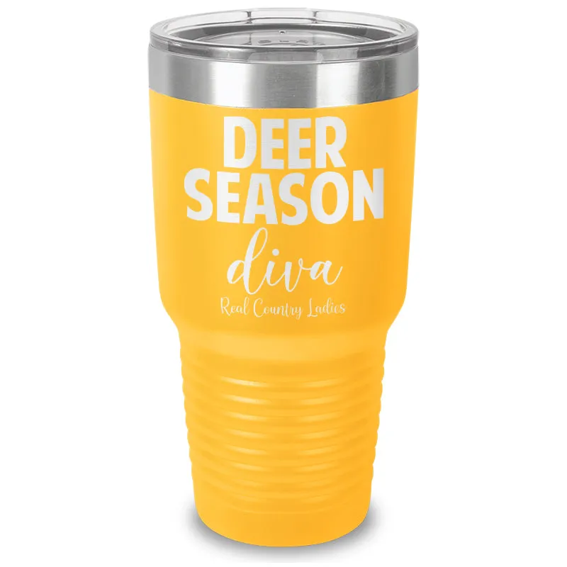 Deer Season Diva Laser Etched Tumbler