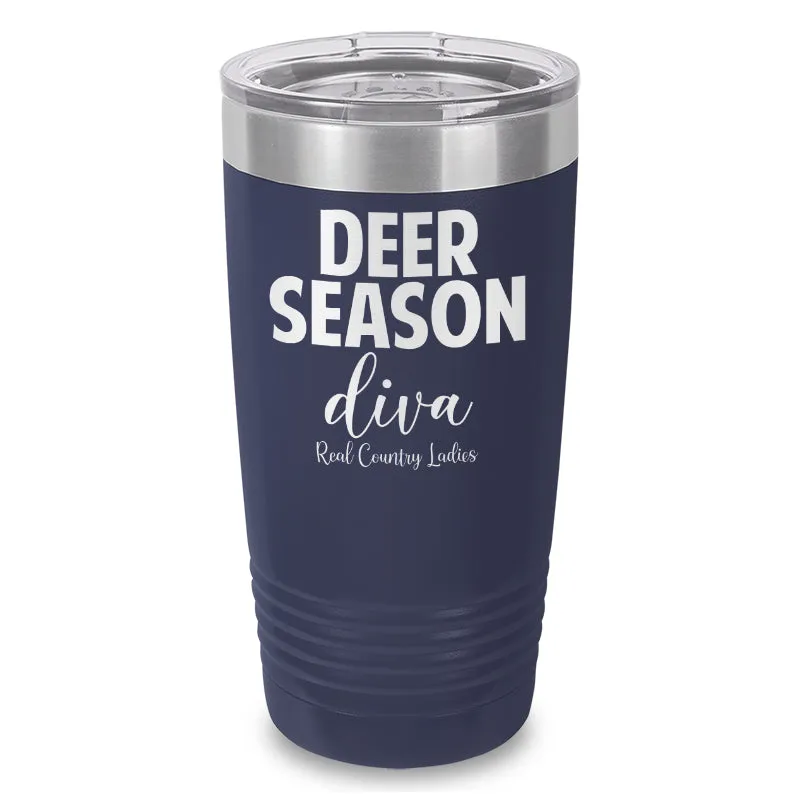 Deer Season Diva Laser Etched Tumbler
