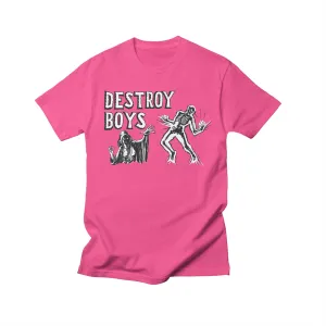 Destroy Boys "Shock" Pink Tee