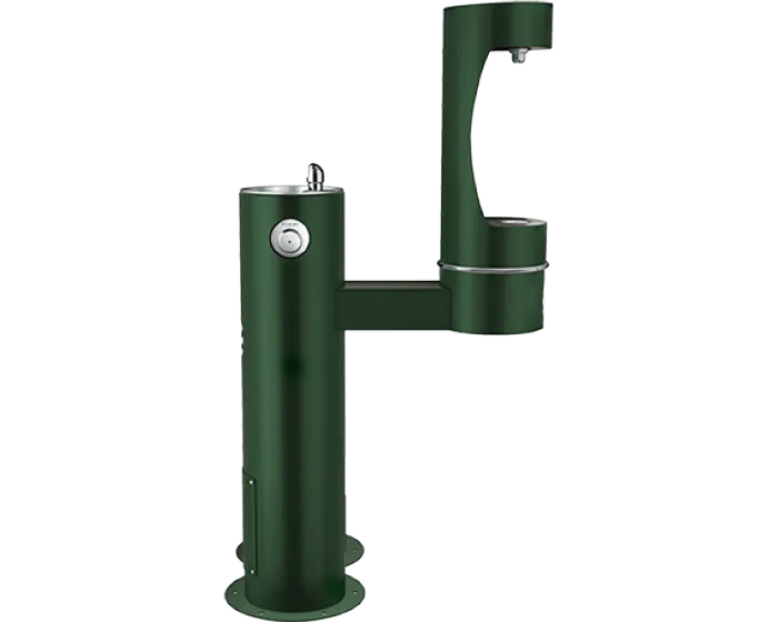 Elkay LK4420BF1LDBFRK | Freestanding Bottle Filling Station | Filterless, Non-refrigerated, Freeze-resistant, Includes a Dog-bowl / Pet fountain