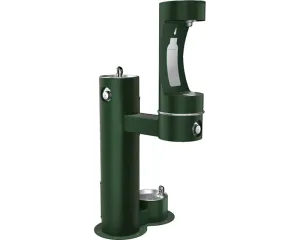Elkay LK4420BF1LDBFRK | Freestanding Bottle Filling Station | Filterless, Non-refrigerated, Freeze-resistant, Includes a Dog-bowl / Pet fountain