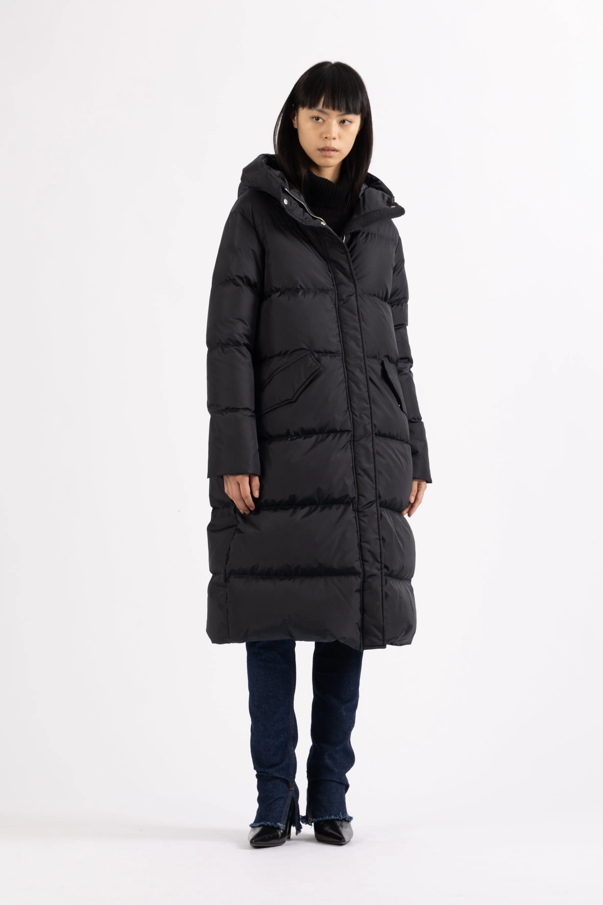 ELONGATED DOWN COAT EZA
