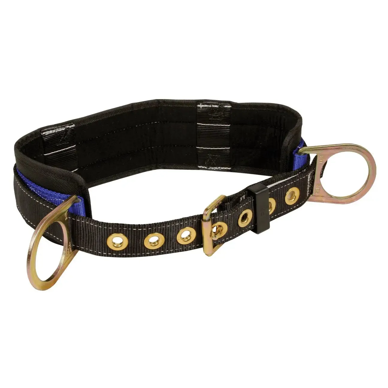 FALLTECH - Positioning Body Belt w/ 2 Side D-Rings - 4" Waist Pad - Removeable Belt
