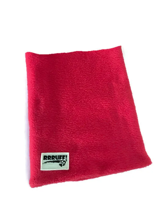 Greyhound fleece extra wide collar scarf snood neck warmer