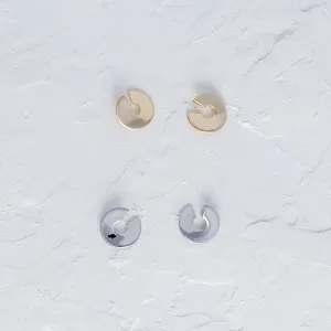Half Circle Minimalist Earrings