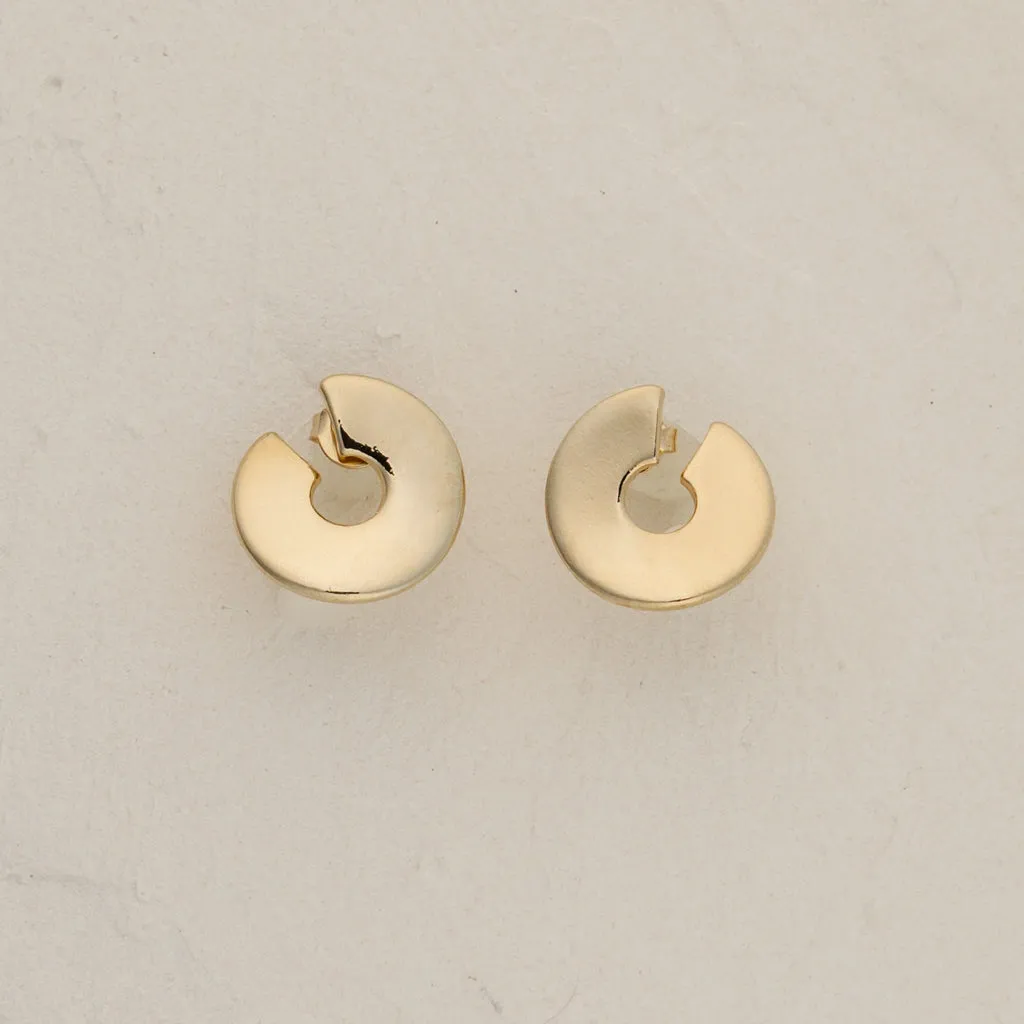 Half Circle Minimalist Earrings