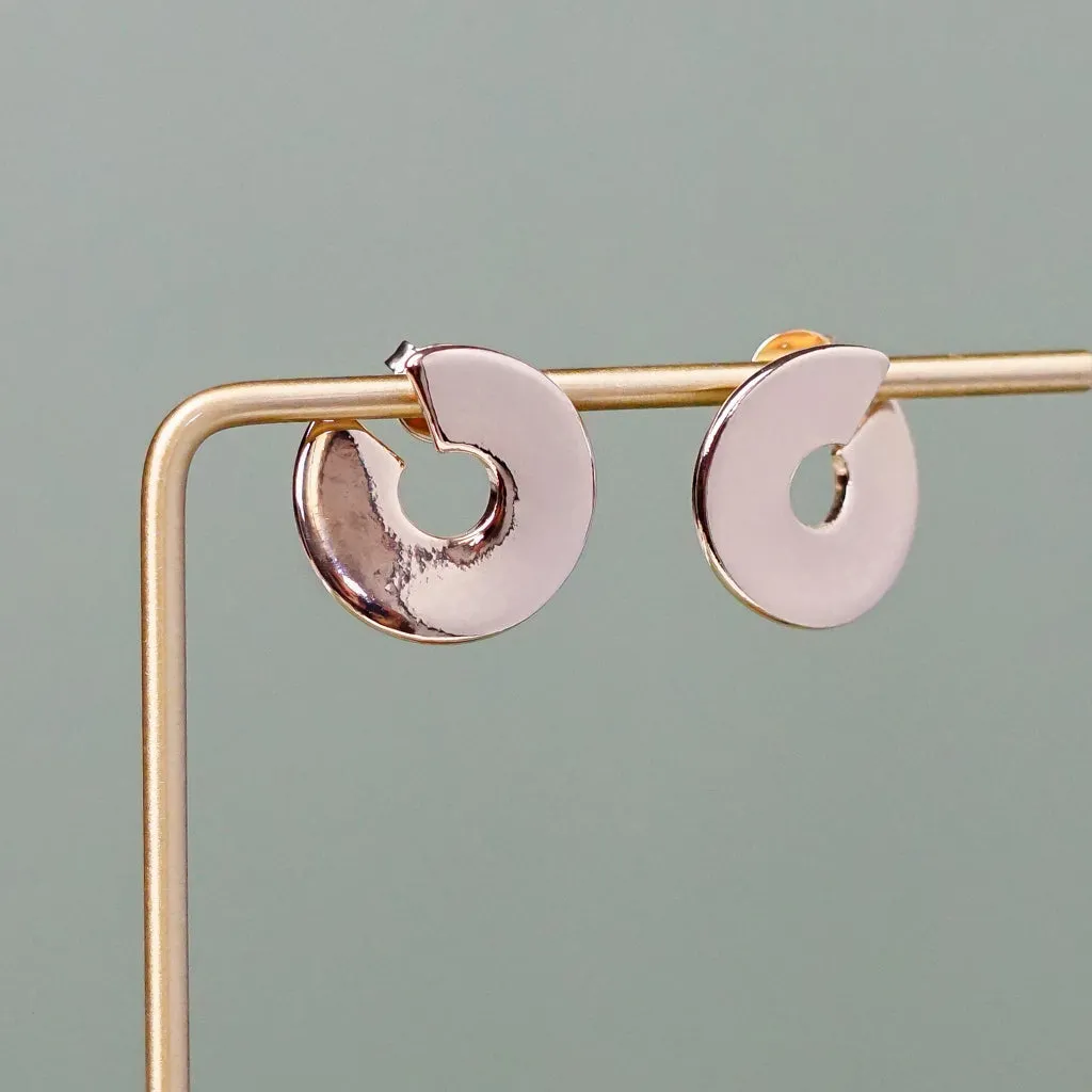 Half Circle Minimalist Earrings