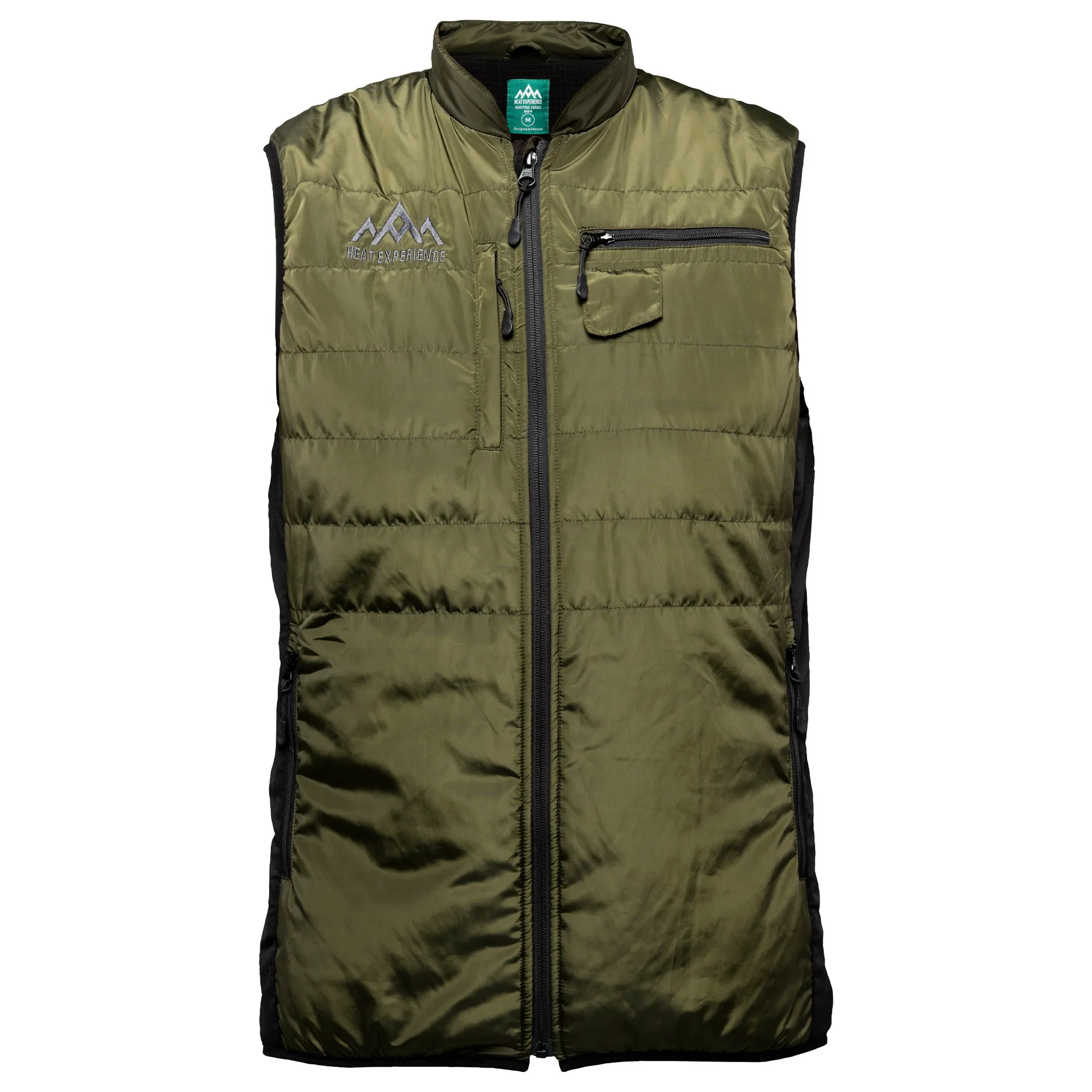 Heat Experience Men&#x27;s Hunting Vest Green/Black | Buy Heat Experience Men&#x27;s Hunting Vest Green/Black here | Outnorth