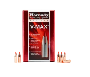 Hornady V-Max 22 Cal 40gr Projectiles - 100Pk