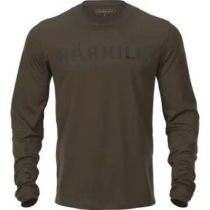Härkila Men&#x27;s Mountain Hunter L/S T-shirt Hunting Green/Shadow Brown | Buy Härkila Men&#x27;s Mountain Hunter L/S T-shirt Hunting Green/Shadow Brown here | Outnorth