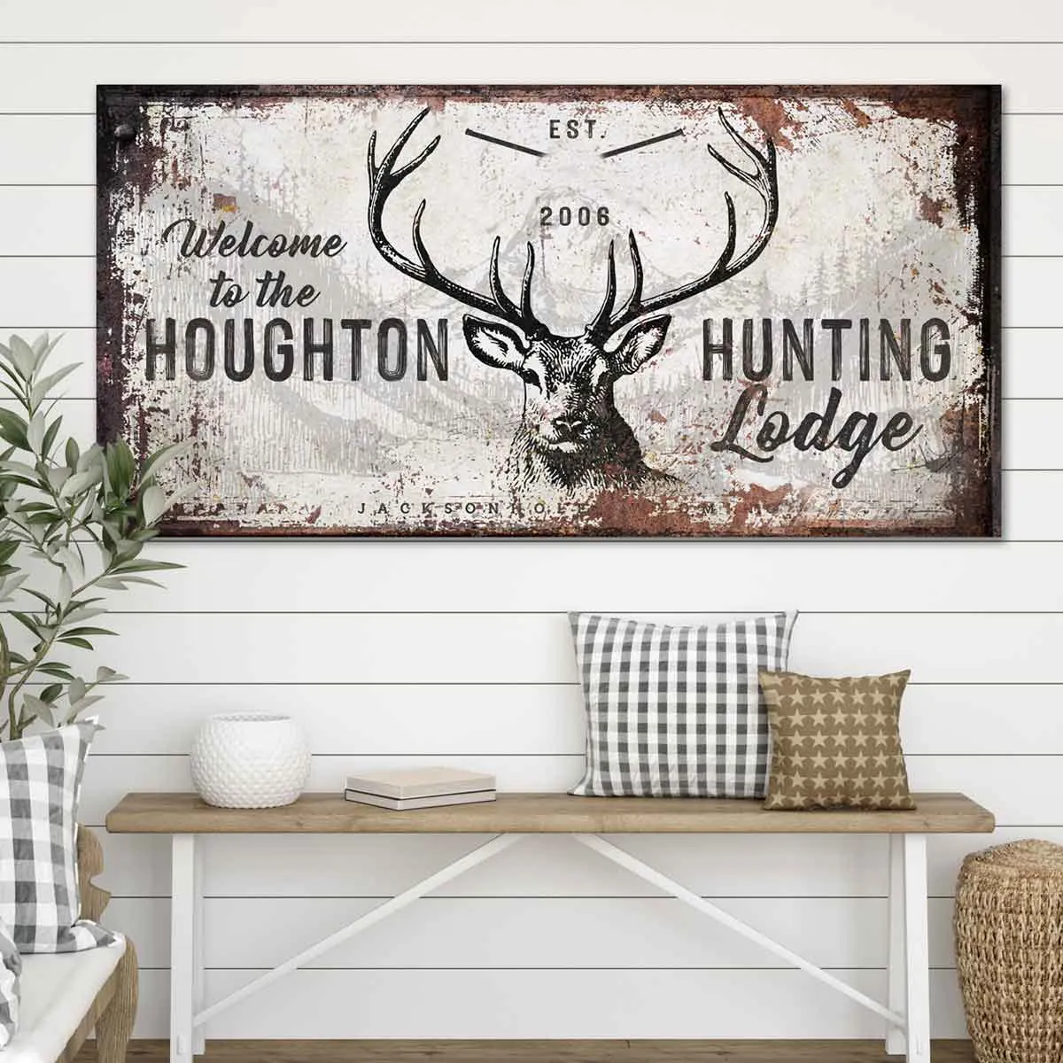 Hunting Lodge Signs - Deer Camp Signs Personalized