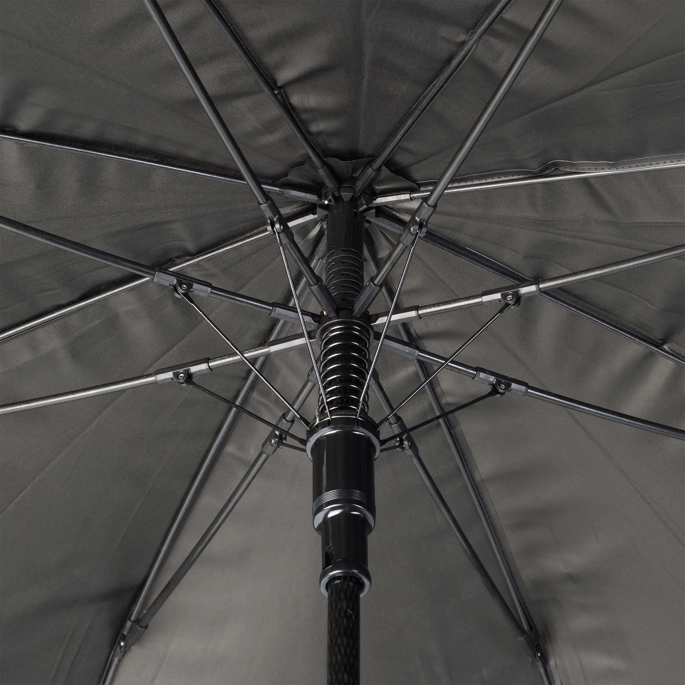 Hunting umbrella WOODLAND brown camouflage SOLOGNAC, asphalt gray
