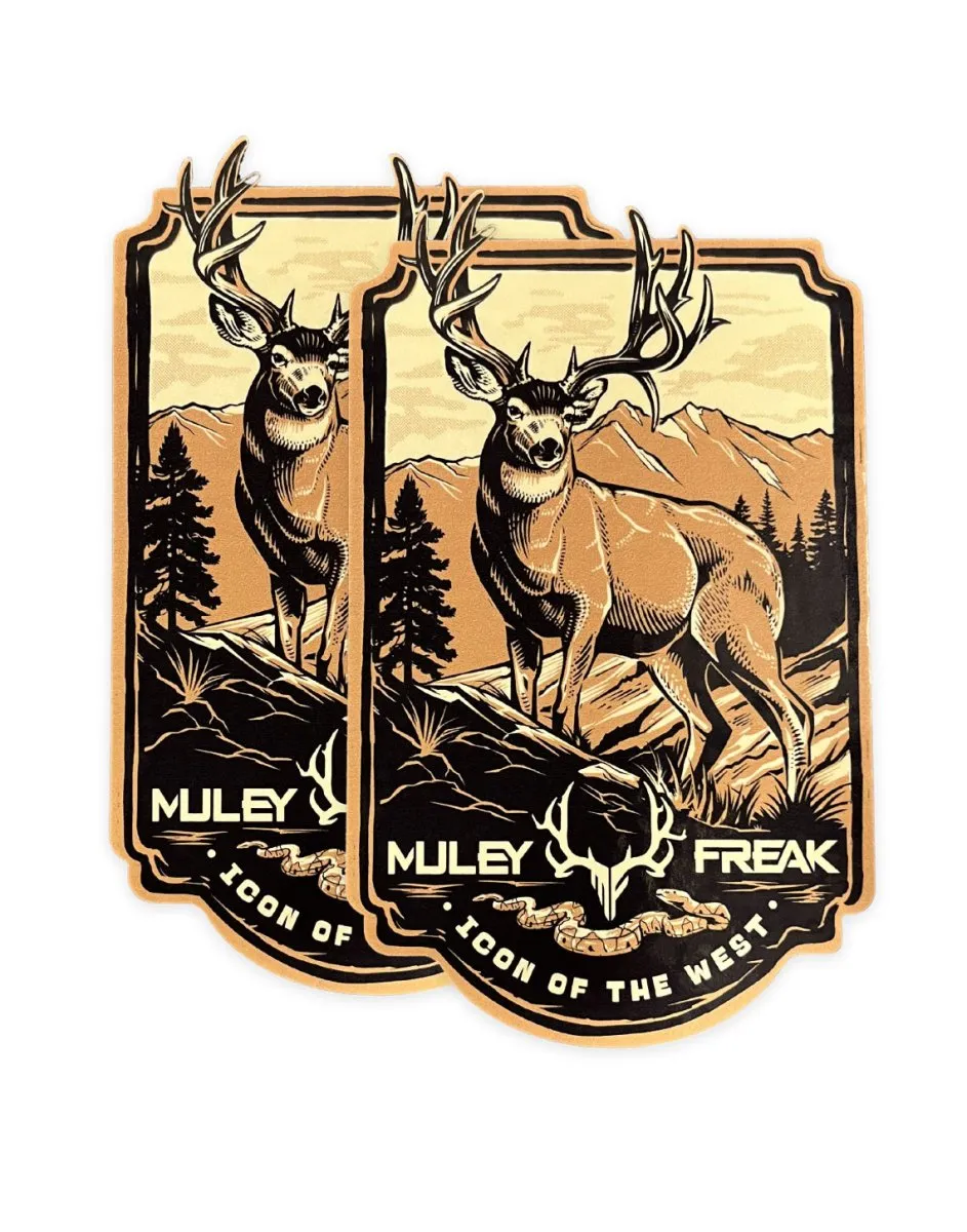 Icon Of The West Stickers - 2pk