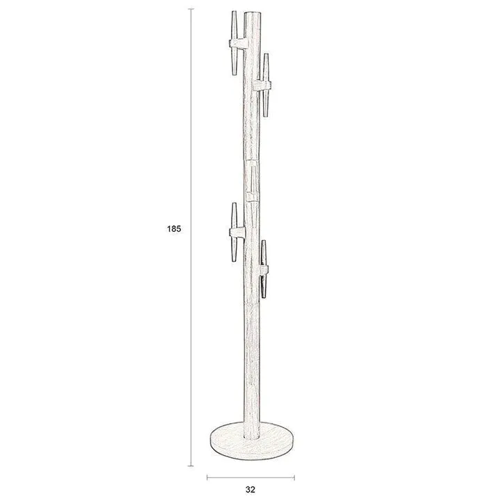 Jakub Coat Rack Black