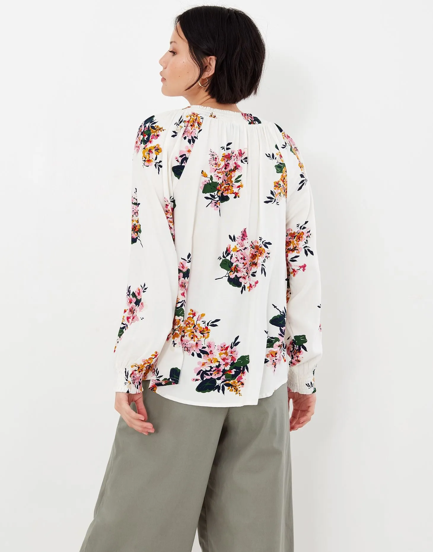 Joules | Talia Smocked Neck Popover | Women's