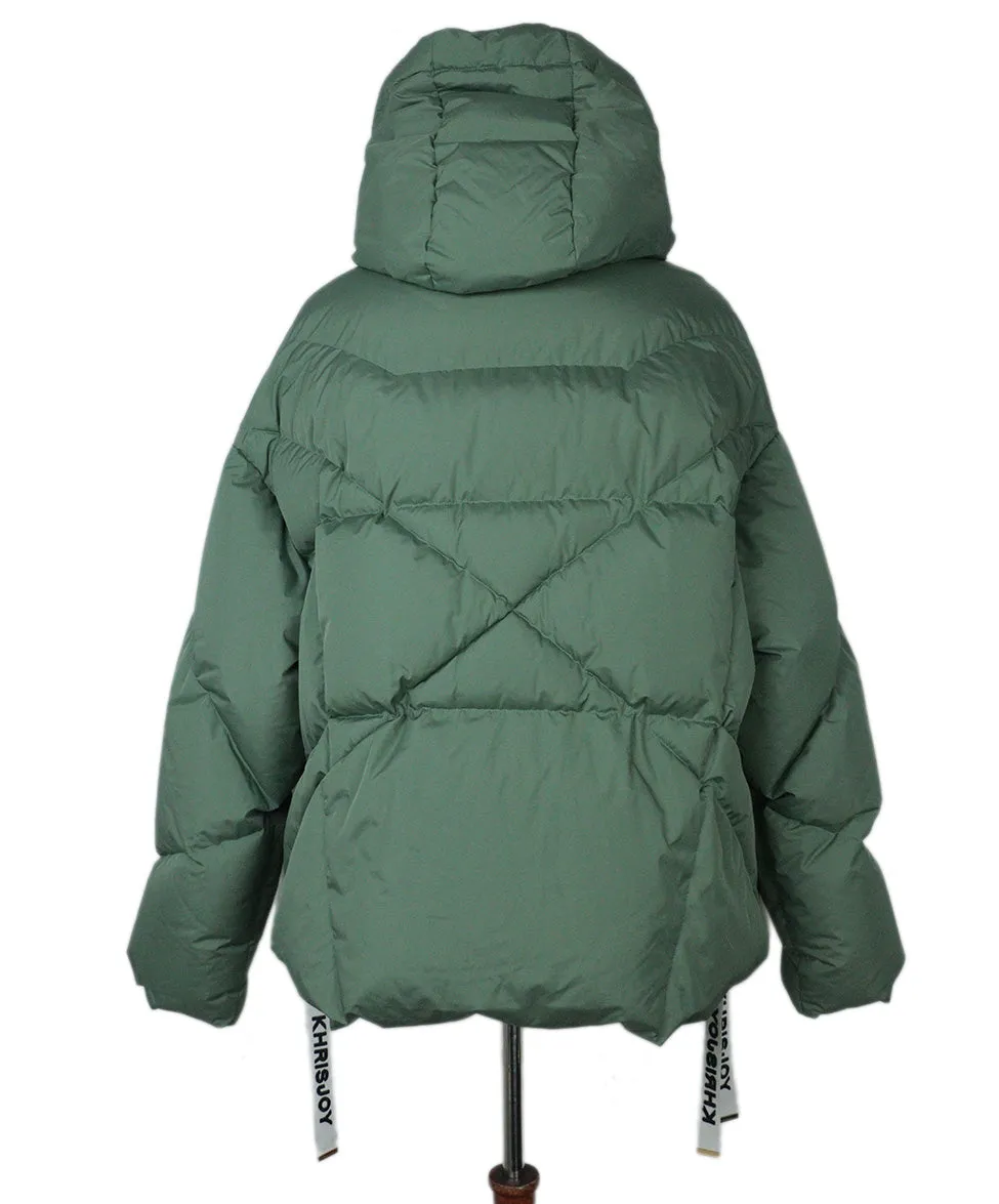 Khrisjoy Sage Green Puffer Coat sz 6