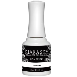 Kiara Sky Gel Polish - Non Wipe Top Coat 0.5 oz 15 mL