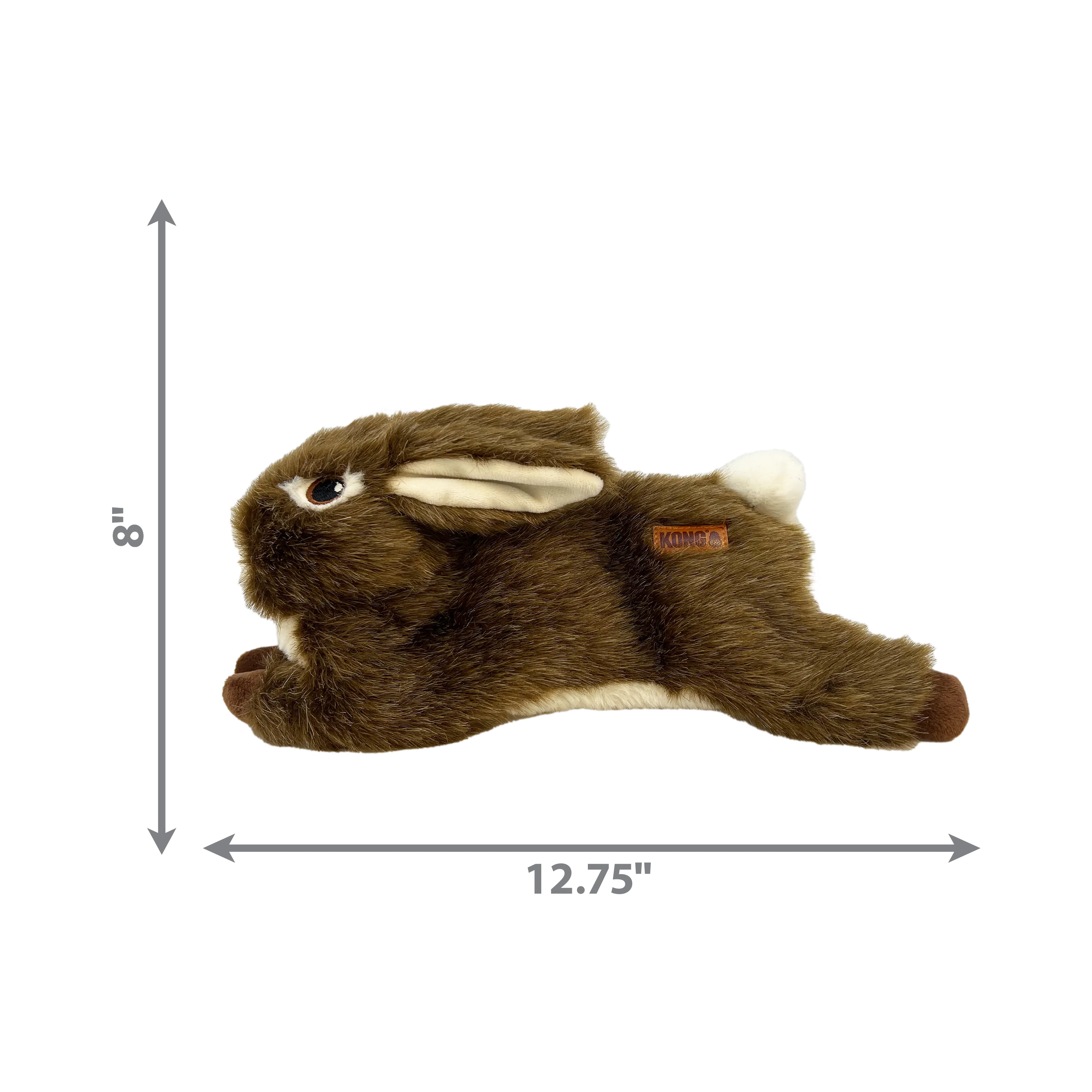 KONG Wild Low Stuff Creatures Rabbit Dog Toy (Medium)