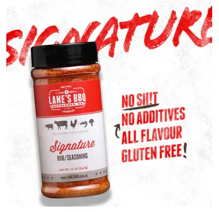 Lanes BBQ Pitmaster Seasoning - Signature - 340 Gm