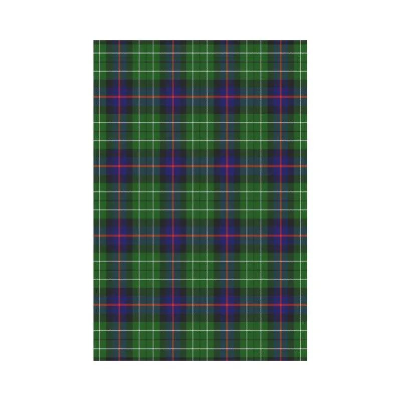 Leslie Hunting Tartan Flag K7