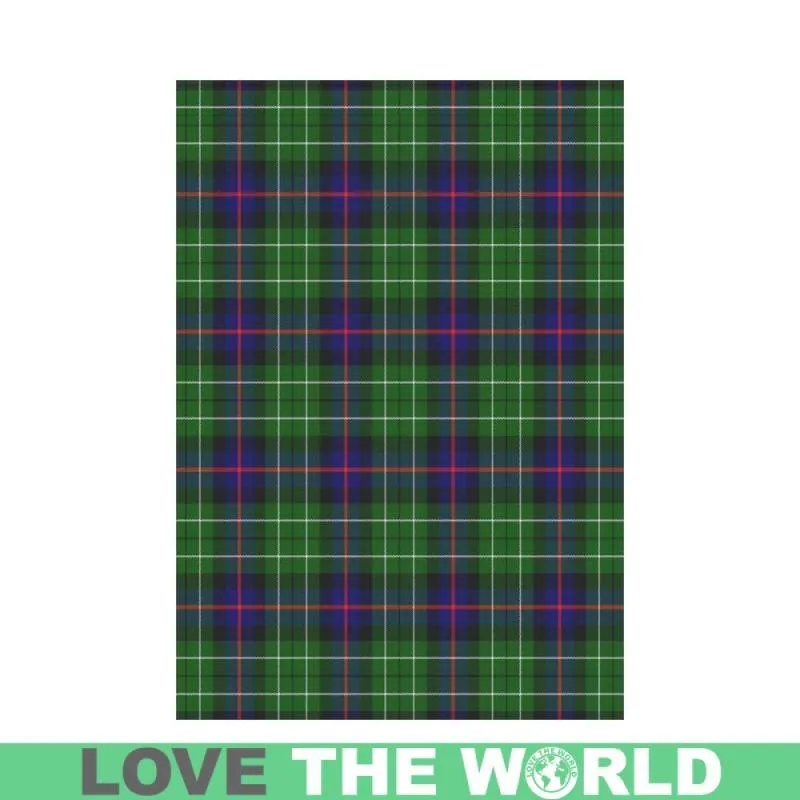 Leslie Hunting Tartan Flag K7