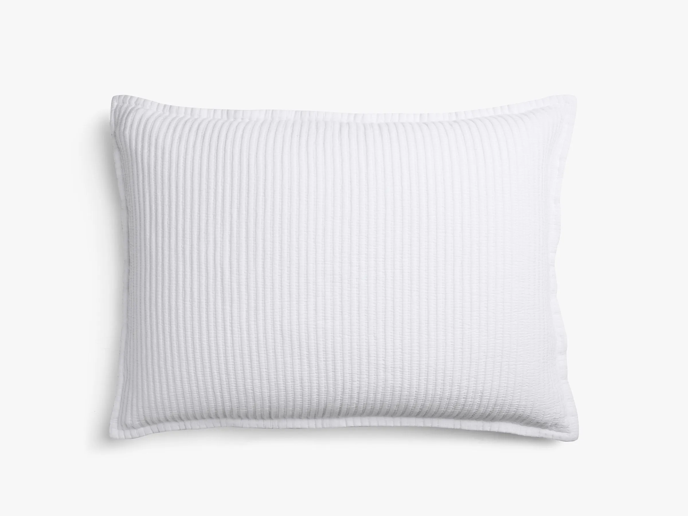 Matelasse Sham Set (White)