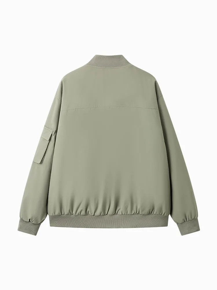 Men's morning gray short thin cotton coat