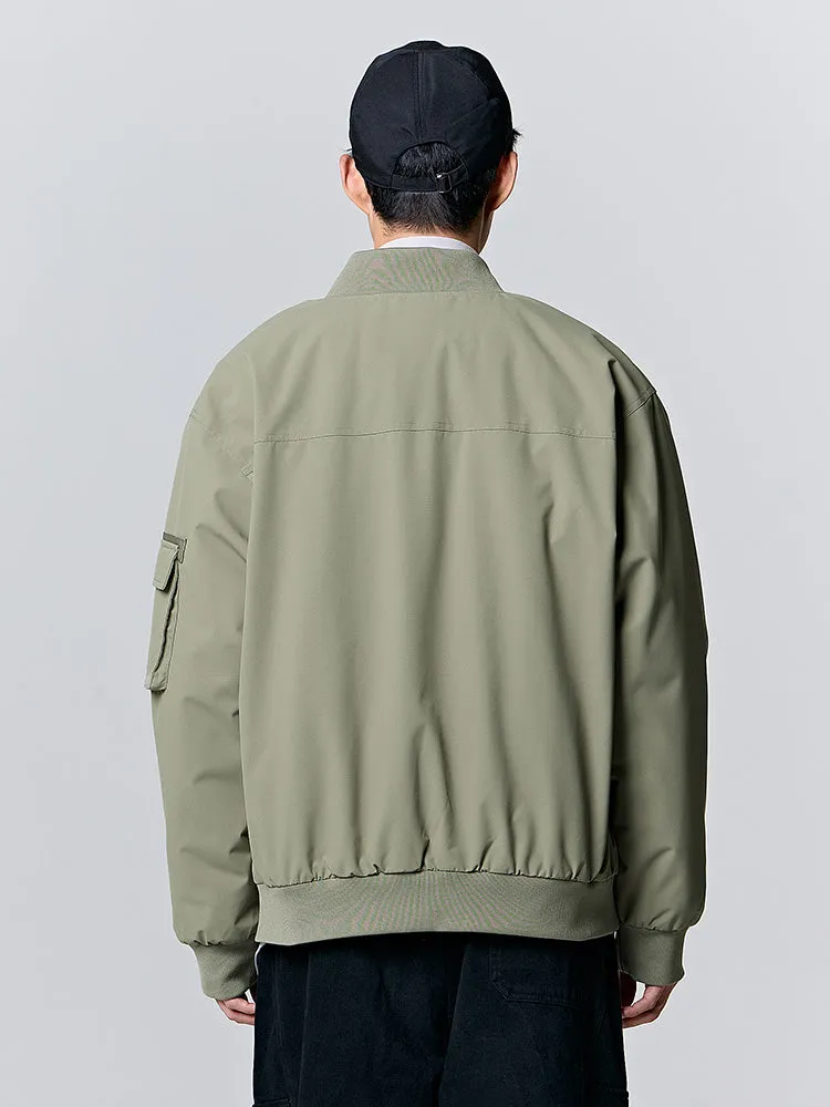 Men's morning gray short thin cotton coat