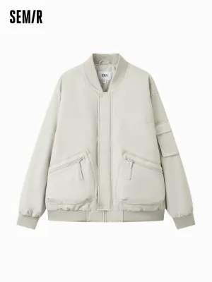 Men's morning gray short thin cotton coat